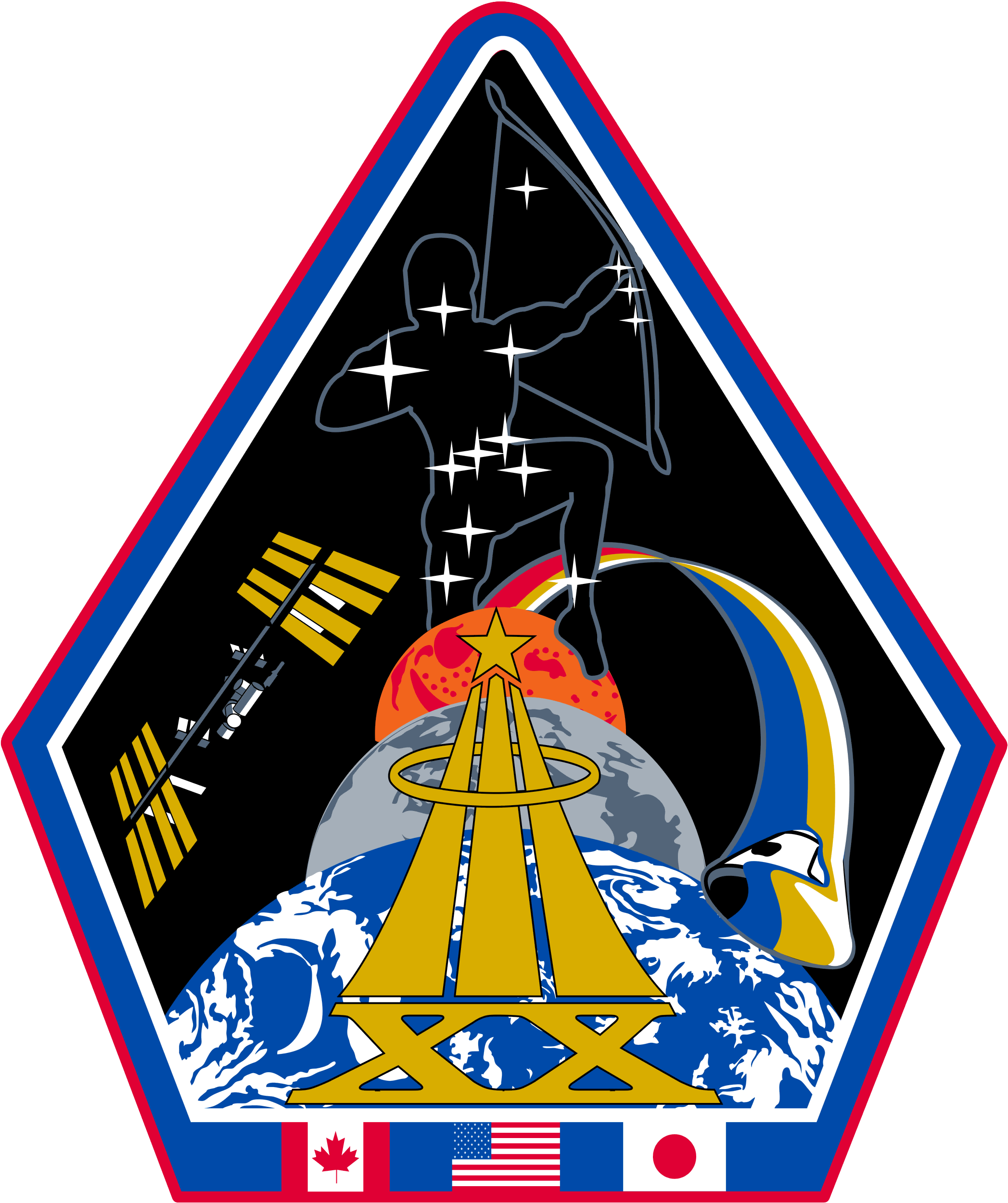 Astronaut Class Group 20 Patch - Emblem (2134x2540), Png Download