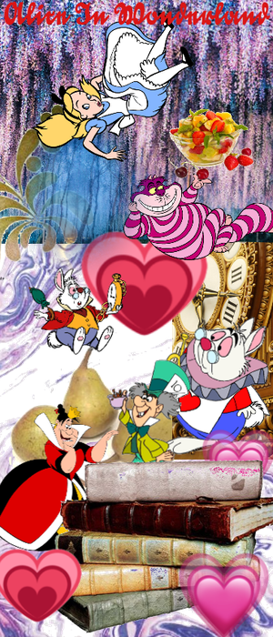 Alice In Wonderland (300x700), Png Download