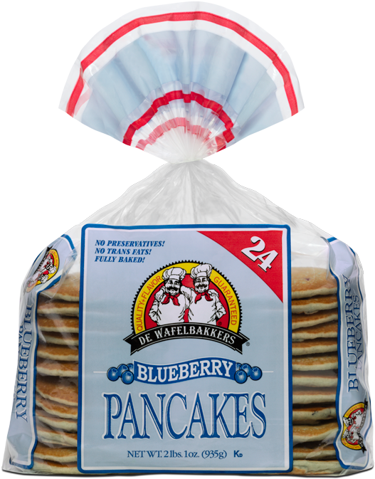 Learn More About Blueberry - De Wafelbakkers Buttermilk Pancakes, 18 Count, 24.8 (700x812), Png Download