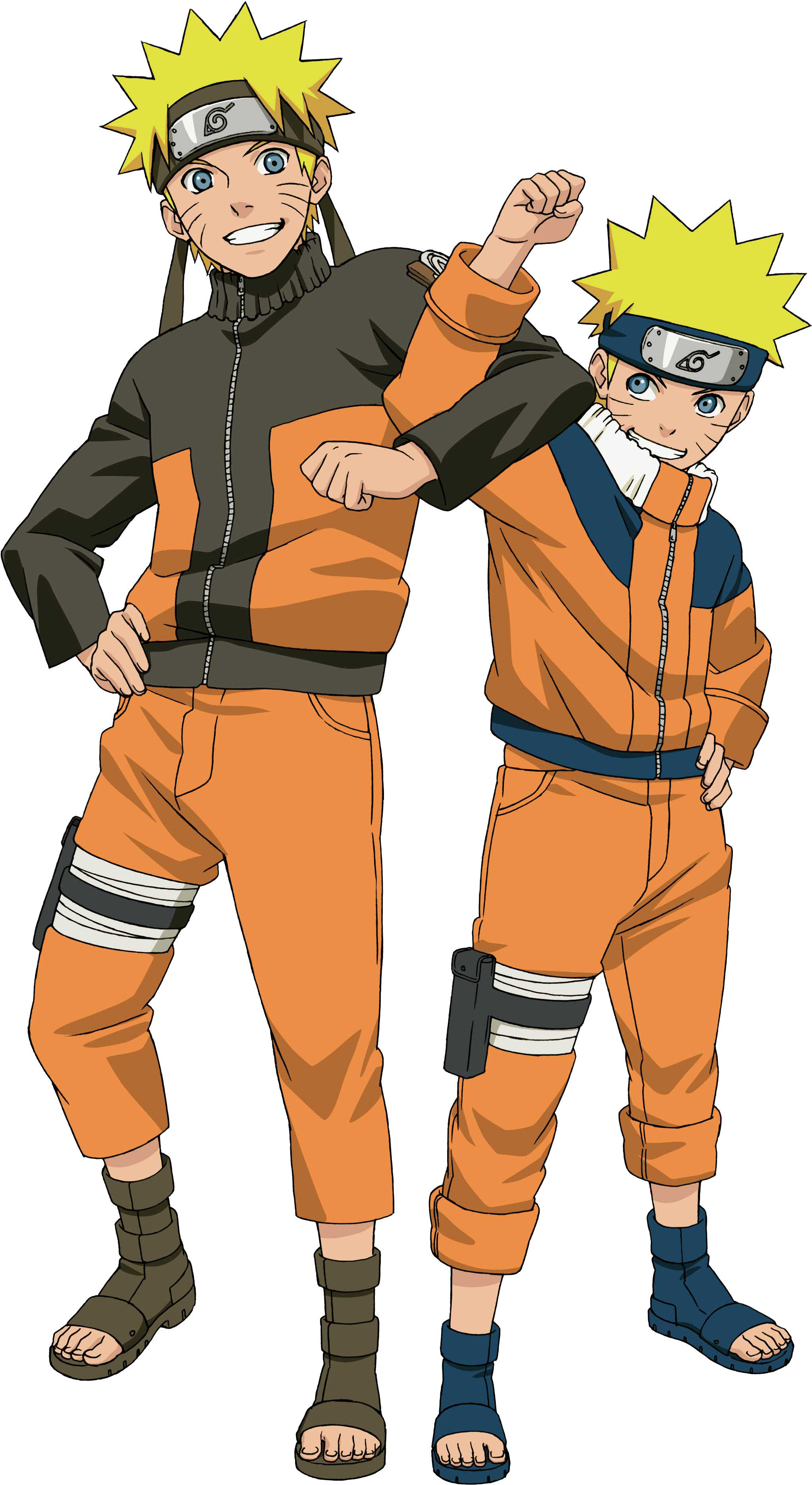 Interestingly, Ichigo From Bleach Shares Many Of These - Young Naruto (2785x4255), Png Download