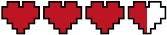 94 Awesome Legend Of Zelda T-shirts - Legend Of Zelda Hearts Png (350x350), Png Download