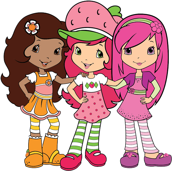 Strawberry Shortcake And Friends Png - Strawberry Disney (587x580), Png Download