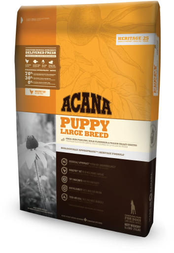 Acana Heritage Puppy Large Breed Bag - Acana Puppy Large Breed 11.4 Kg (352x581), Png Download