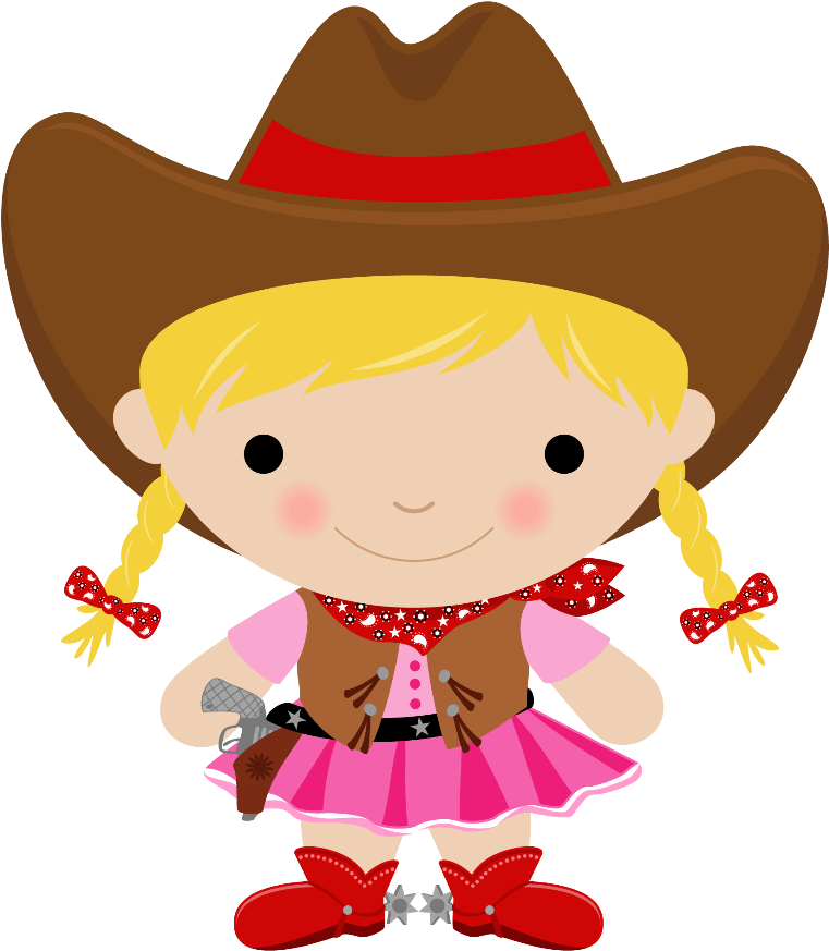 Cowboy E Cowgirl - Cowgirl Clipart (900x900), Png Download