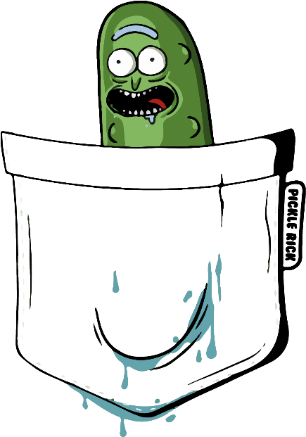 Model Image T Shirt - Pickle Rick (800x1164), Png Download