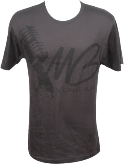 Michael Buble Tone On Tone Tshirt Grey M65220 - Shirt (600x600), Png Download