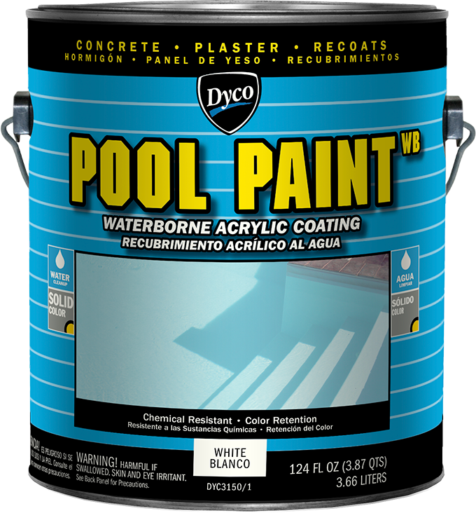 Dyco® Pool Paint™ - Pool Paint 1-gal. Ocean Blue Semi-gloss Acrylic Exterior (680x732), Png Download