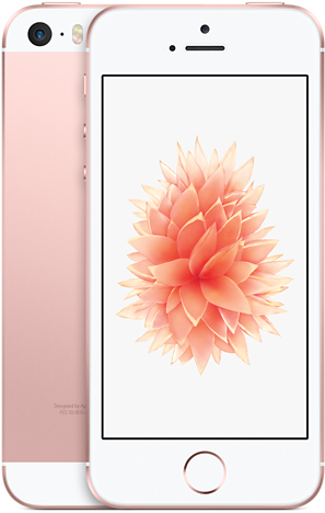 Apple Iphone Se 4g 128gb Rose Gold - Apple Iphone Se 64gb Rom (470x556), Png Download
