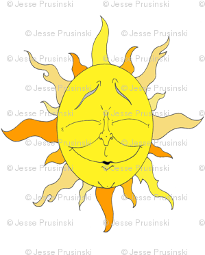 Smiling Sun - Sun-lächeln Grußkarte (300x400), Png Download