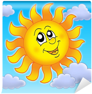 Sun In The Blue Sky (400x400), Png Download