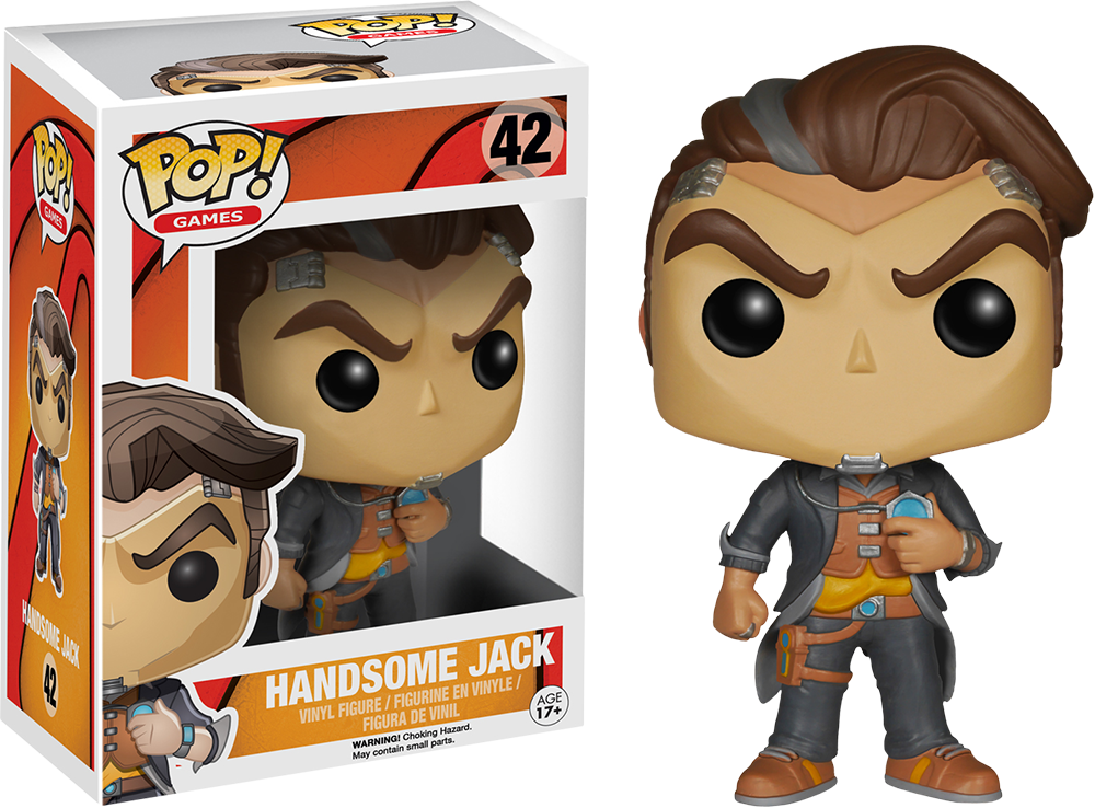 Handsome Jack Pop Vinyl Figure - Handsome Jack Funko Pop (1000x738), Png Download