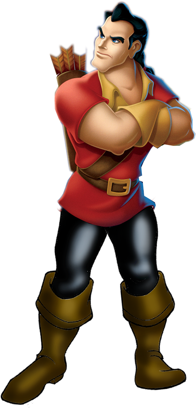 Gaston - Beauty And The Beast Villain (671x1409), Png Download
