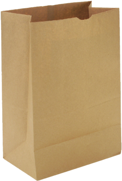 57 Lb Brown Paper Bags 1/6 Bbl - Paper Bag (600x600), Png Download