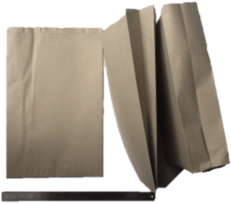 Grocery Bags Brown Paper Recycled - Shopping Bag (400x300), Png Download