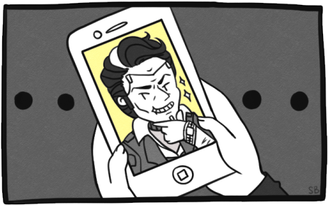 Tfw Handsome Jack Is Ruining Your Social Life - Cartoon (500x321), Png Download