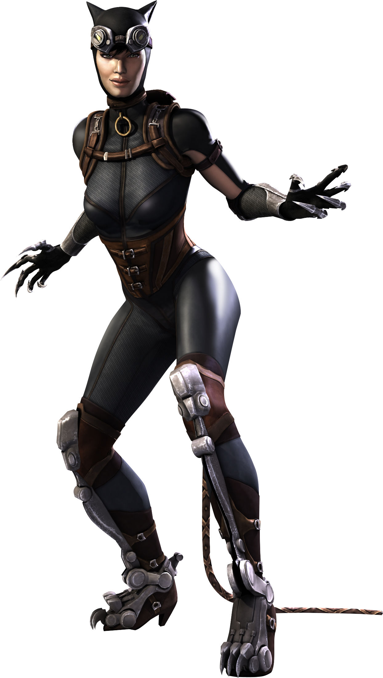 20, April 24, 2014 - Catwoman Injustice (1244x2200), Png Download