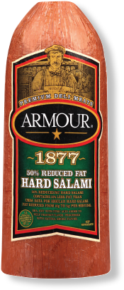 Armour 1877 Salami, Hard (375x430), Png Download