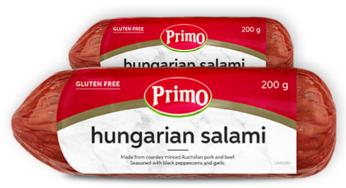 Primo Hungarian Salami Knob 200g - Primo Salami (500x500), Png Download