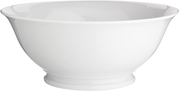 Salad Bowl White Ø 25 X 10 Cm 200 Cl - Saladier Blanc (700x700), Png Download