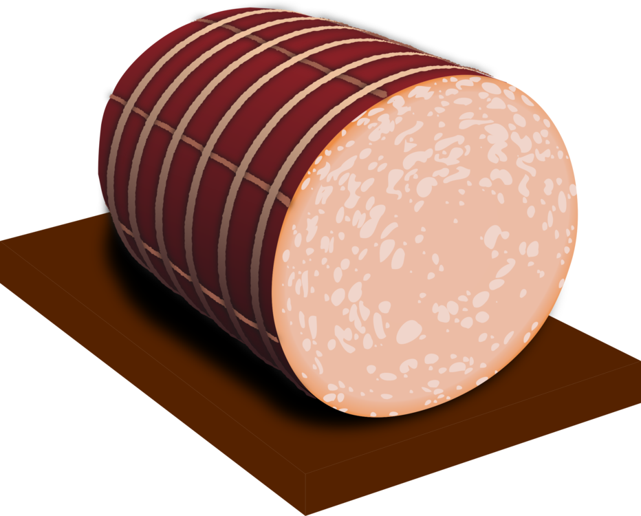 Salami Lorne Sausage Pizza Breakfast - Salami Clipart (932x750), Png Download