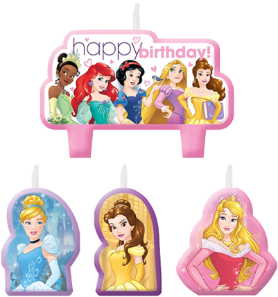 Disney Princess Candles (424x480), Png Download