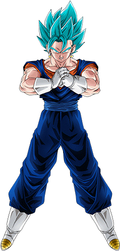 Card 1012730 Character - Teq Vegito Blue Png (426x568), Png Download