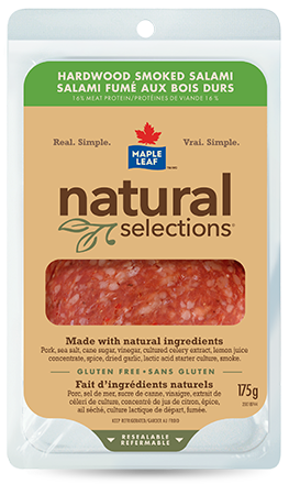 Maple Leaf Natural Selections Hardwood Smoked Salami - Maple Leaf Natural Selections (500x500), Png Download