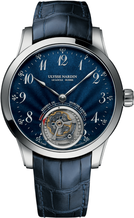 Classic Ulysse Anchor Tourbillon - Ulysse Nardin Classic Ulysse Anchor Tourbillon (500x820), Png Download