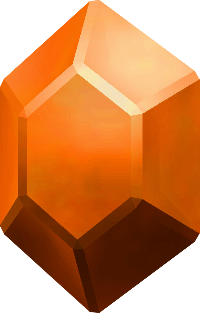 Orangerupee - Zelda Rupees Transparent Background (640x1003), Png Download