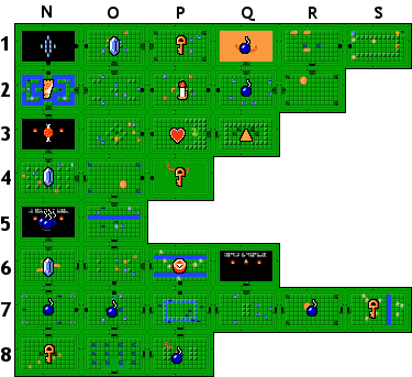 Contents - Legend Of Zelda Level 7 (375x343), Png Download