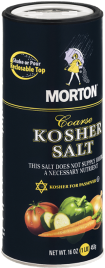 Morton Coarse Kosher Salt, 16 Oz, (pack (600x600), Png Download