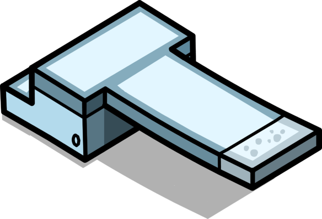 Diving Board Sprite 002 (640x436), Png Download