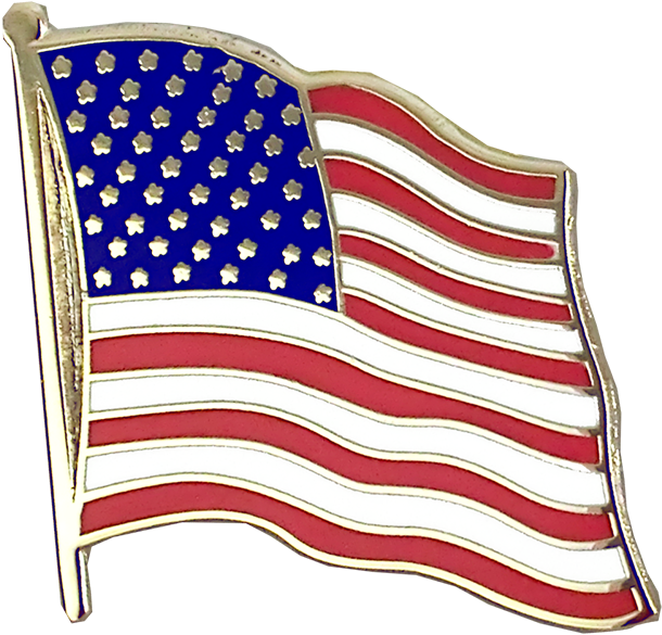 Flag Lapel Pin - Flag Of The United States (1500x938), Png Download