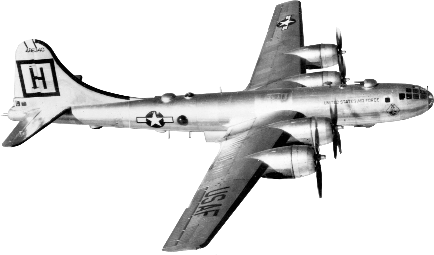 Joel Silverstein - B 29 Bomber Png (1824x1079), Png Download
