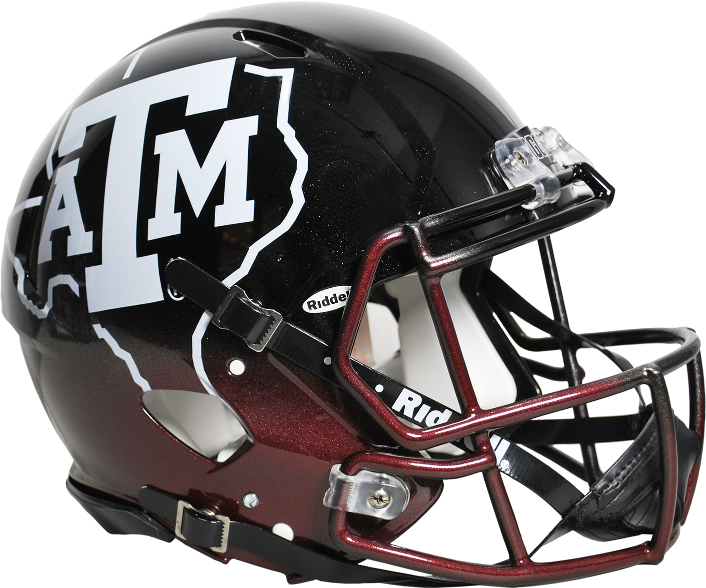 Texans Helmet Png Download - Texas A&m Football Helmet Black (1500x1236), Png Download