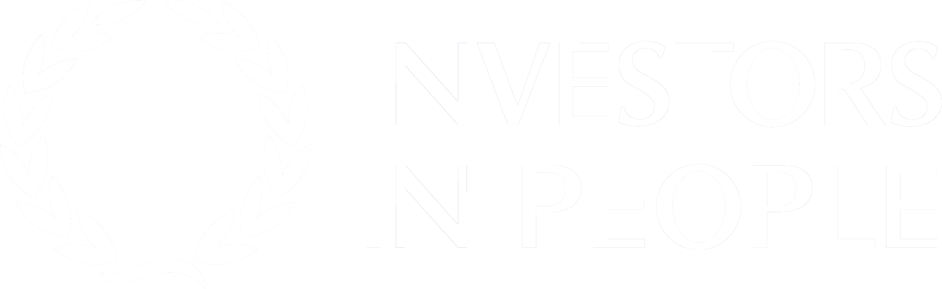 Join Our Mailing List - Investors In People White (3307x1063), Png Download