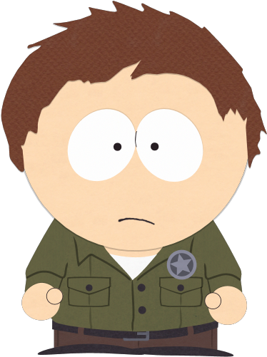 Texans Vs Mexicans Border Patrol Clyde - South Park Damien (379x540), Png Download