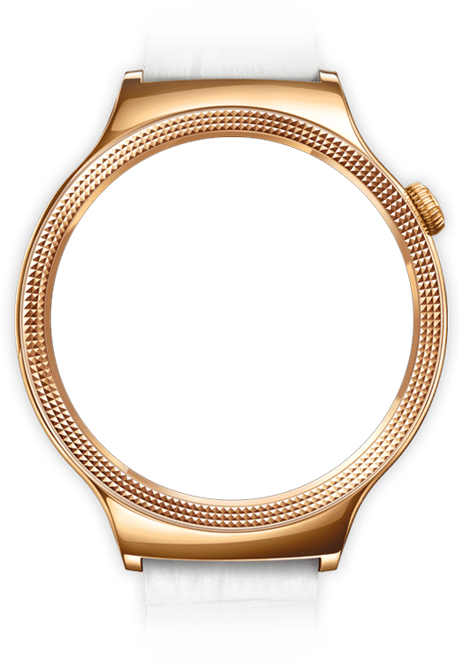 Back To Home Page - Huawei 55021112 Pearl White Leather Elegant Watch (rose (524x749), Png Download