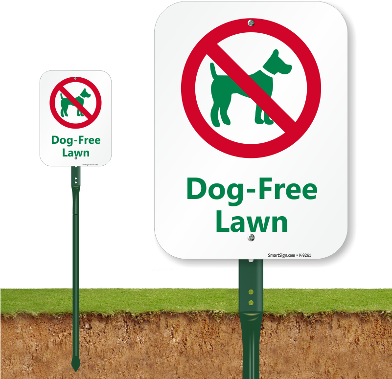 Dog Free Lawn Sign - Dont Pick Flowers Signage (800x800), Png Download
