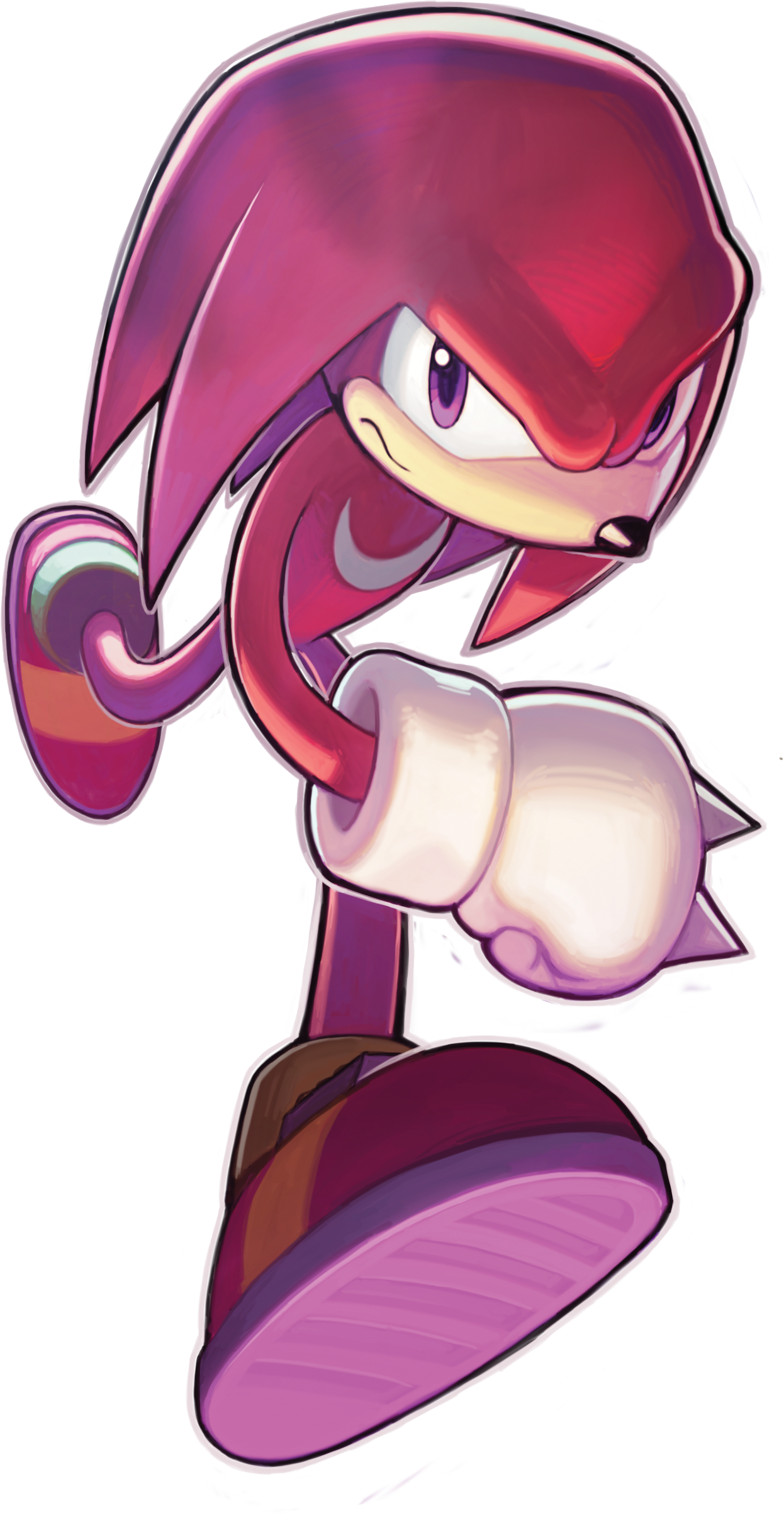 Knuckles The Echidna Images Knuckles Chronicles Hd - Sonic Chronicles The Dark Brotherhood Knuckles (1246x2406), Png Download
