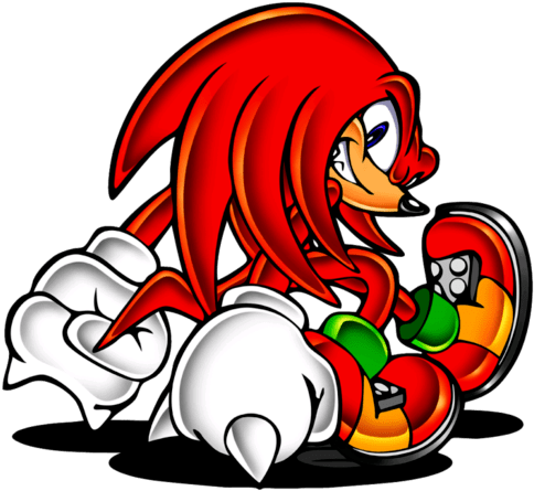 He Has Dreadlocks - Kmuckles The Echidna (500x454), Png Download