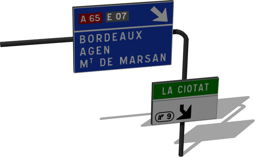 Highwaypole - Street Sign (841x518), Png Download