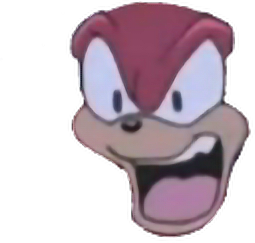 Knuckles Ohno Sonic Videogames Echidna - Knuckles The Echidna (572x536), Png Download