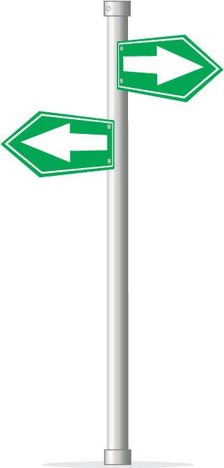 Need Help Https - Directional Road Sign (329x670), Png Download
