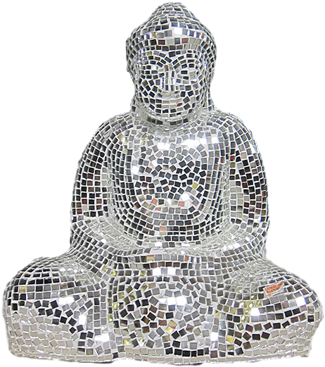 Disco Buddha - Mosaic (600x800), Png Download
