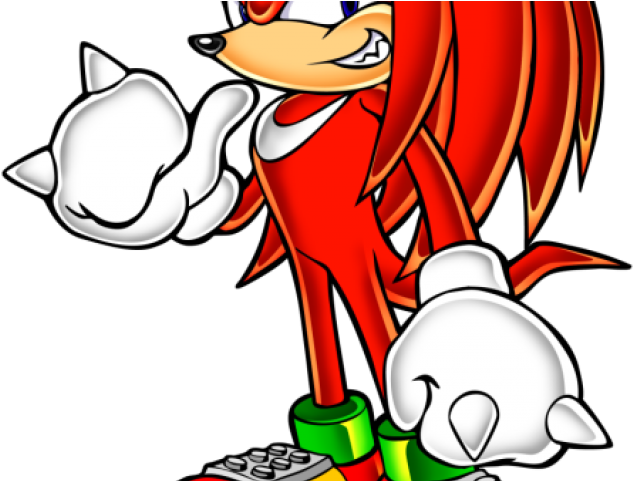 Sonic The Hedgehog Clipart Knuckles - Knuckles Sonic Adventure Artwork (640x480), Png Download