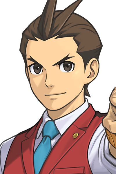 Apollo Portrait - Apollo Ace Attorney (400x600), Png Download