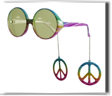 Glasses Peace Danglers - Peace Danglers Glasses (388x322), Png Download