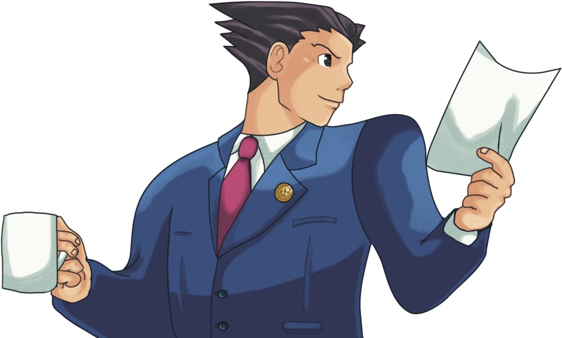 Phoenix Wright Ace Attorney (1143x698), Png Download