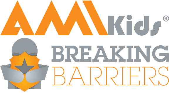 Breaking Barrier Logo Graphic 02 - Amikids (600x326), Png Download
